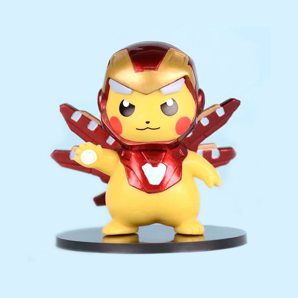 action figures pikachu Homem de Ferro